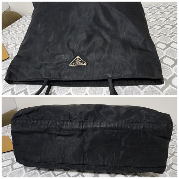 Authentic Prada Vintage Nylon Tote Bag Black - Picture 11 of 14